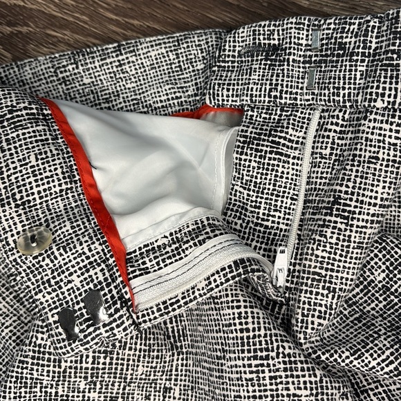 Kenar black and white design dress pants size 6 - Picture 4 of 5